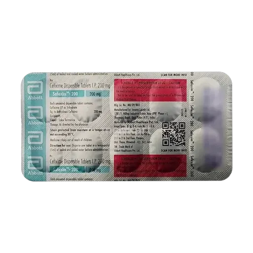 safexim 200mg tablet 10's
